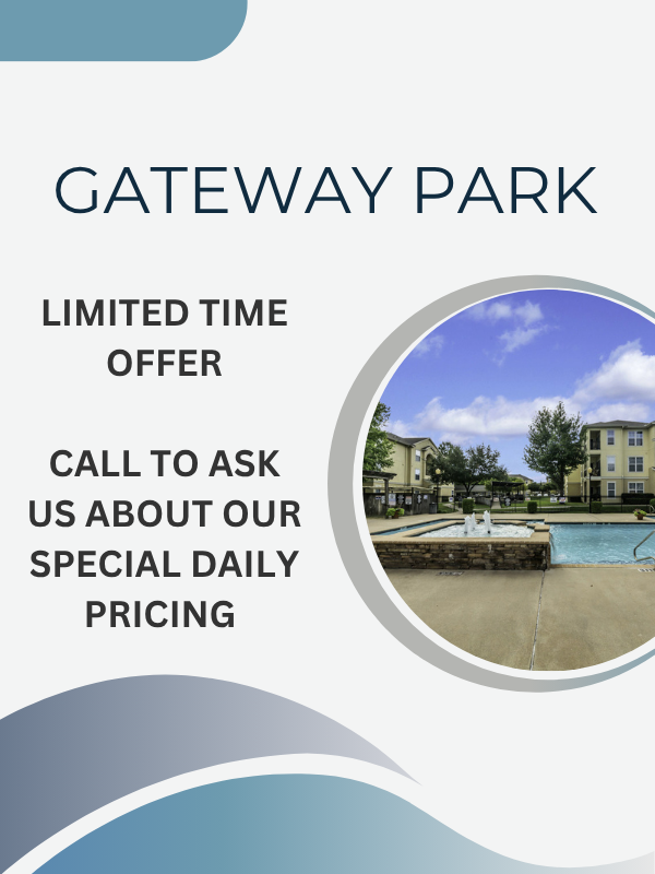 Limited time offer. Call to ask us about our special daily pricing.